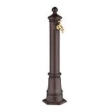 Relaxdays Standbrunnen antik, mit Wasserhahn, HBT: 80x18x20,5 cm,...