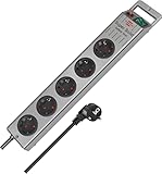 Brennenstuhl Super-Solid Steckdosenleiste 5-Fach (Mehrfachsteckdose mit...