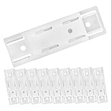NUOBESTY 10 Stück Teiliges Abs Steckdosenhalter Selbstklebender Bohrfreier...