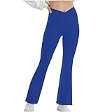 Ausgestellte Leggings für Damen, V-Form, elastisch, hohe Taille,...