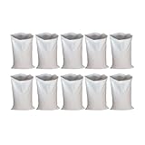 BAZEITFLOW 20 Stück PP Kunststoff Gewebesäcke 45X75cm Halbtransparent...