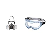 3M Mehrweg-Halbmaske 6002C - Halbmaske mit Wechselfiltern &...