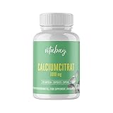 Vitabay Calciumcitrat | 90 natürliche Kapseln | Hochdosiert mit 1000 mg |...
