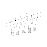 3980 Wire System TunLED 5x4W Weiß/Chrom matt 230/12V 3980 Seilleuchte...