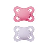 MAM Original Schnuller im 2er-Set, zahnfreundlicher Baby Schnuller aus...