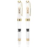 Abaodam 2 Stück Transparente Kalligrafie Füllfederhalter aus Abs mit...