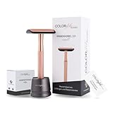 COLORglide® Rasierhobel Damen inkl. Rasierhobel Ständer & 5 Klingen |...