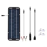 FUBESK Solarpanel-Ladegerät, Solar-Autobatterie-Ladegerät, Maintainer, 6...