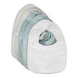 Bieco Lätzchen Baby Wasserdicht | 5er Pack | Baby Baumwolle Waschbar Latz...