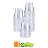 Panexf 50 Stück Schnapsgläser Plastik, 2cl/20ml Shotgläser plastikbecher...