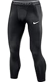 Nike Herren Pro 3/4 Länge Trainingshose, schwarz, Mittel