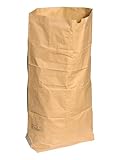 Papier-Abfallsäcke, 120 Liter, 2-lagig, 70g/m², 25 Stück, 95x70x25cm,...
