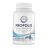 Propolis 1000mg | 180 hochdosiert Propolis Tabletten | Natürliche...