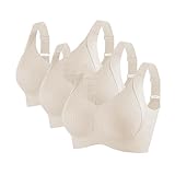 callmo 3Er Pack - BH Damen Mit Bügel Push Up BH Set Frauen Sexy Starker...