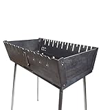 GOROCH Mangal Grill Schaschlik Holzkohlegrill – Faltbarer BBQ...