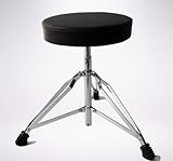 RAGOPILEN Drum Stool, Verstellbarer Schlagzeughocker aus Edelstahl 42-56 cm...