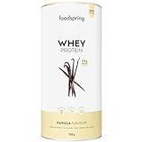 foodspring Whey Protein Pulver Vanille – Mit 23g Eiweiß zum...