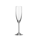 LEONARDO HOME Daily Sektglas, Glas, Transparent, 6 Stück (1er Pack), 6