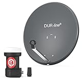DUR-line MDA 60 Anthrazit - Digiatale 1 Teilnehmer Satellitenschüssel...