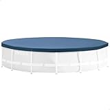 Intex Round Pool Cover - Poolabdeckplane - Ø 457 cm - Für Metal und Prism...