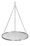 TR-FLAMES 60cm Edelstahl Grillrost Mit Kette Ø4, Schwenkgrill, BBQ,...