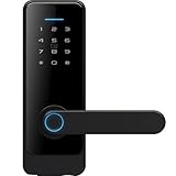 Iuscacey Tuya Smart Lock, schlüsselloses Türschloss mit Fingerabdruck,...
