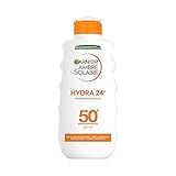 Garnier Ambre Solaire Hydra 24H Sonnenschutz-Milch LSF 50+, schnell...