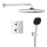 GROHE Precision 250, Unterputz Duschsystem (25cm Regendusche mit...