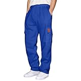 Jogginghose Herren Baggy Sweatpants Y2k Breite Hose Weites Bein Sporthose...