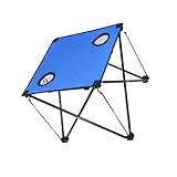 BESTonZON Tragbarer Outdoor Klapptisch mit Getränkehaltern Leichter...
