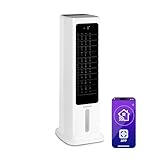 Klarstein Luftkühler mit Wasserkühlung, 4-in-1 Verdunstungskühler,...