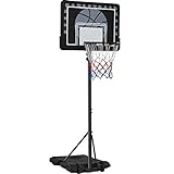 Yaheetech Basketballständer Höheverstellbare Basketballkörbe mit Rollen...