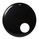 Remo Schlagzeugfell ENCORE Ambassador Ebony Bassdrum with soundhole 20'...