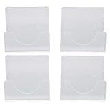 Jiawu Klarer Acryl-Duschstangenhalter, Flexibles Design, Maximale Belastung...