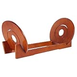 GRIRIW Holz Cd Display Ständer Stabiles Album Organizer Regal für Desktop...