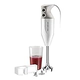 ESGE-Zauberstab M 122 S, Stabmixer weiß, mit Zubehör, bis 14.000 U/Min,...
