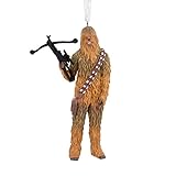 Hallmark Star Wars Chewbacca mit Schleife, Weihnachtsdekoration, Braun, H...