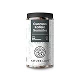 NATURE LOVE® Guarana Koffein Gummies – 90 Stück – ohne Zuckerzusatz...