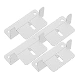 VICASKY 4 Stück Z Halterungen für Solarmodule Teiliges Set Aluminium für...