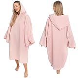 Brentfords Kapuzen Handtuch Poncho für Erwachsene, groß, zum Baden,...