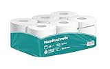 Inoverse Handtuchrollen, 2-lagig, 6 Rollen, Perforierte Papierhandtücher,...