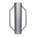 Wiltec Handramme Ø14 cm Zaunpfahlramme mit Handgriffe, Pfahlramme aus...