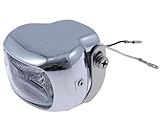 Nebelscheinwerfer H3 55W Chrom Alu mit Halter, Glas klar, Motorrad, PKW,...
