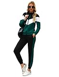 Marvmys Damen-Trainingsanzug-Set, 2-teilig, Sweatanzug, Outfits,...