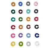 24 Stück Glasmarkierer Silikon, Markierung Trinkgläser für...