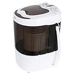 ADLER Camry Waschmaschine + Schleudern, 450W Waschleistung, 3kg...