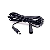 JZK 3m 12 V 5.5 mm x 2.1 mm DC Stromverlängerungskabel, 2.1 mm x 5.5mm...