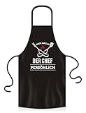 YORA Grillschürze für Männer Vatertagsgeschenk - Kochschürze lustig...