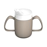Ornamin 2-Henkel-Becher Pflegebecher mit Trinkaufsatz für Senioren &...