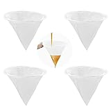 4 Stück Honigfilter, Imkerei Sieb Honig Filter aus Nylon mit Metall Kreis...